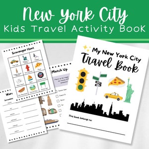 My New York City Travel Book | Travel Activities for Kids | Adventure NYC Travel Journal