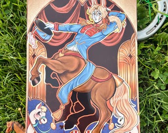 Playtime’s Lament A4 print || Original Artwork print Centaur toy