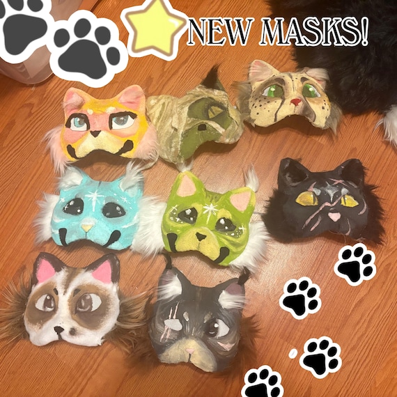 Therian Mask Commissions | MTO | Therian Mask Theriantropy Therian gear Furry Furry mask Fursuit Commission Mask Commission Cheap