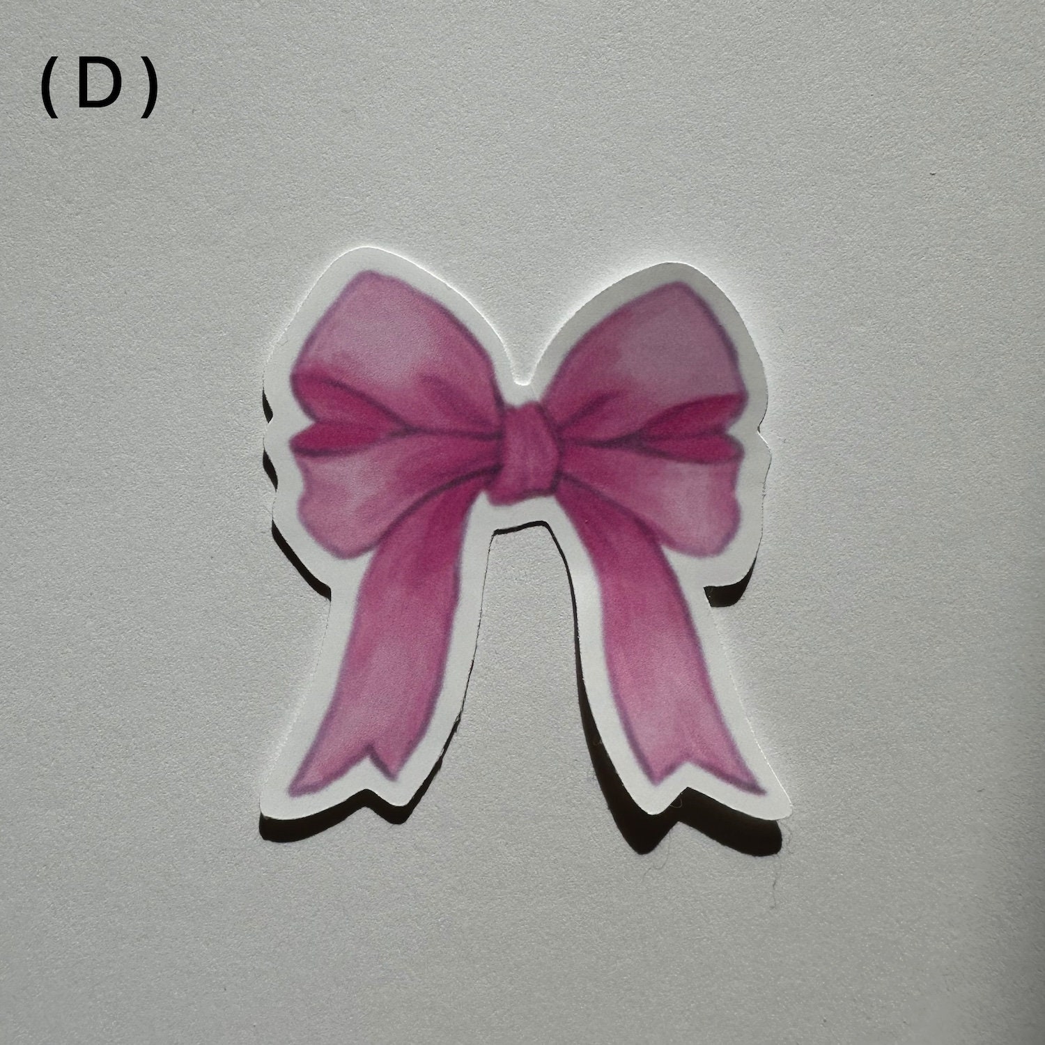 Die Cut Bow Stickers Coquette Sticker Ballerina Core Ribbon Bow Sticker 