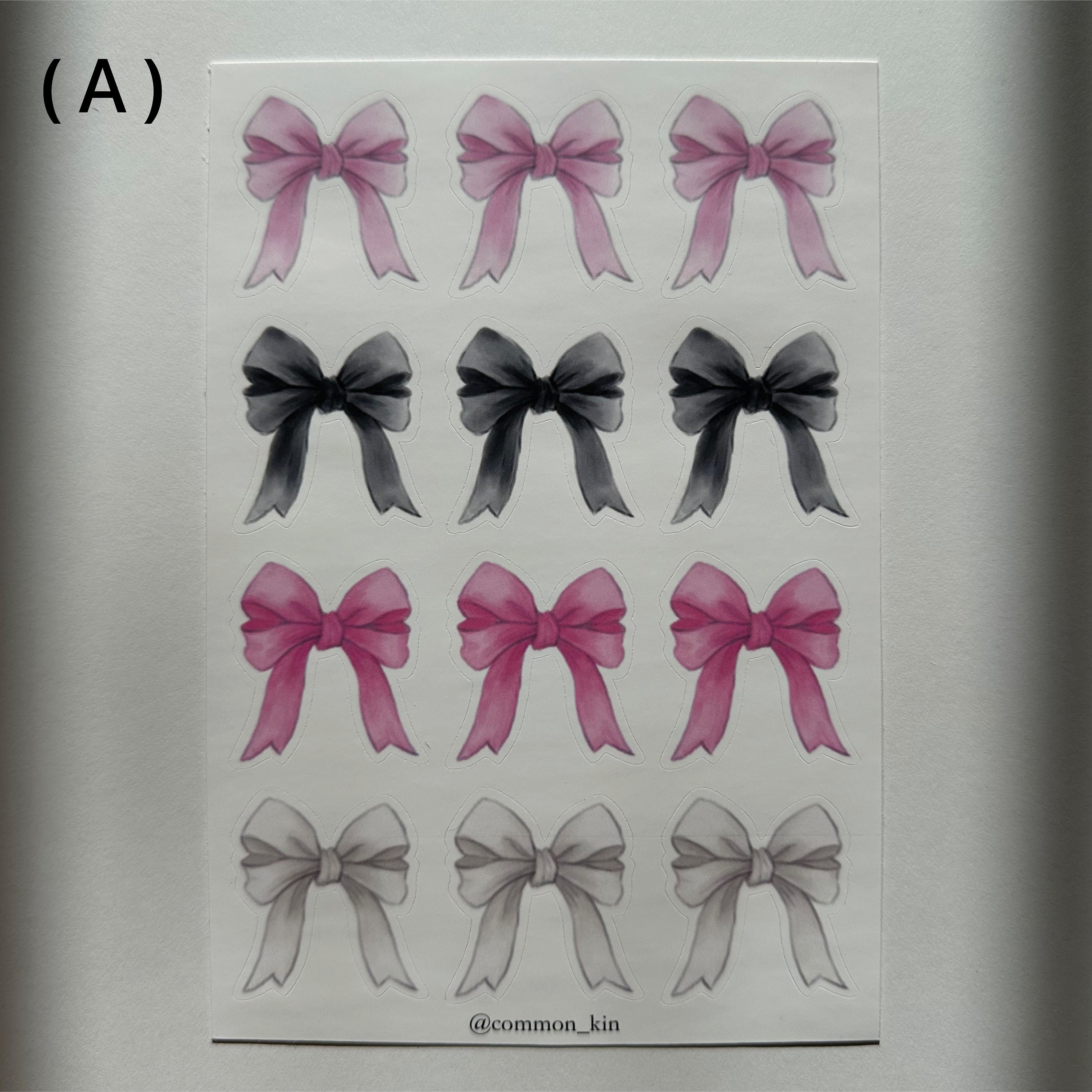 Bow Sticker Sheets - Etsy
