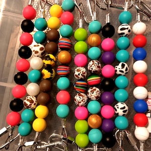 Silicone Beaded curb strap/nose band