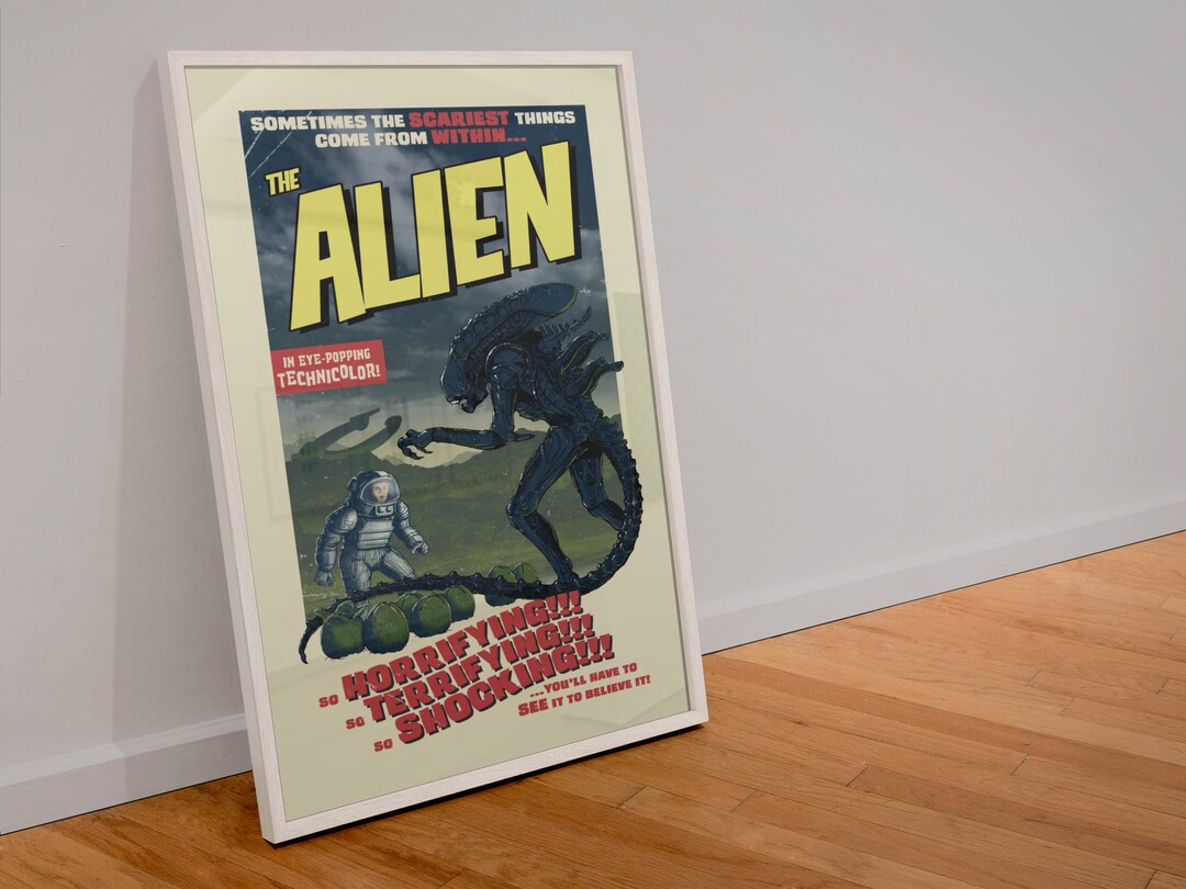 Alien Band Posters,classic Movie Poster, Retro Movie Print, Retro Movie ...