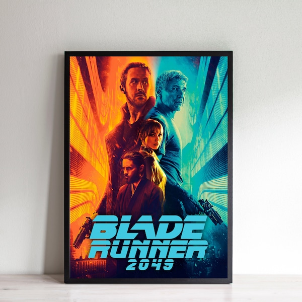 Blade Runner Custom Poster,,Vintage Poster ,Pins,Studio Ghibli,Art,Movie Poster wall Art, Wall Art Print,Vintage retro Art Print, Home decor