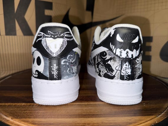 Custom Nightmare Before Christmas Nike Air Force 1s - Etsy