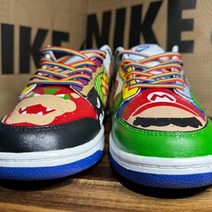 Custom Super Mario Nike Jordan Lows image 2