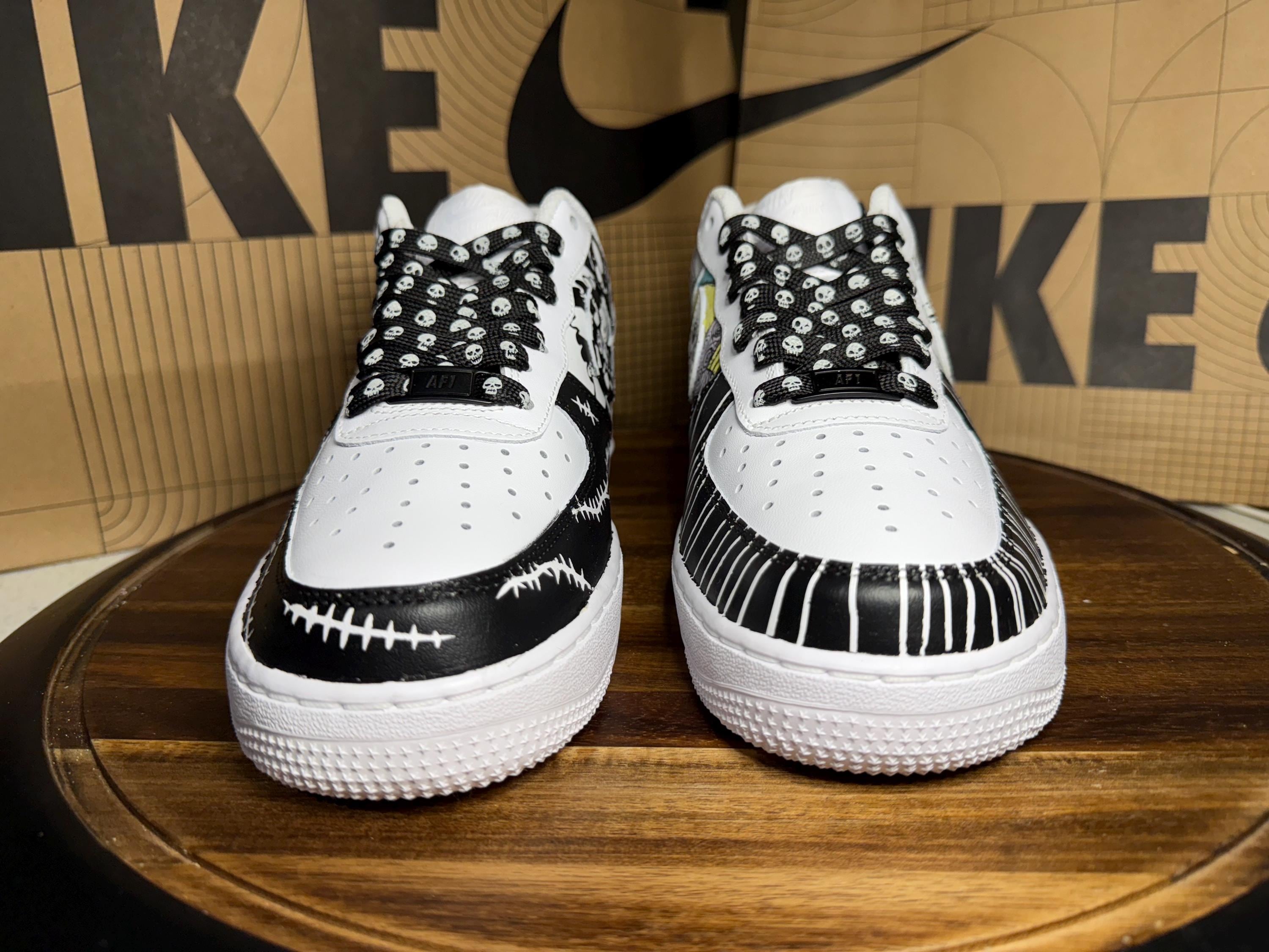 Custom Nightmare Before Christmas Nike Air Force 1s - Etsy