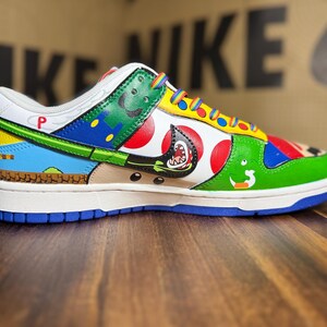 Custom Super Mario Nike Jordan Lows image 4