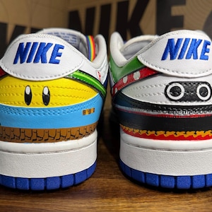 Custom Super Mario Nike Jordan Lows image 5