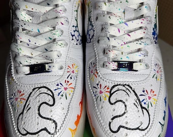 Disney Pride Nike Air Force 1s
