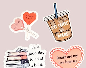 Book Sticker Set | Book Lover