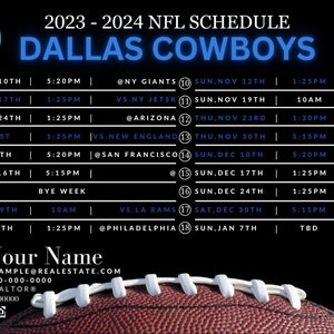 dallas cowboys schedule 2021