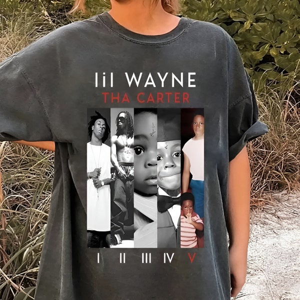 Lil Wayne Vintage 90s Camisa / Sudadera / Sudaderas con capucha, Lil Wayne Camiseta, Hip hop RnB Rap Unisex Homage Tee, Lil Wayne 90s Graphic Tee