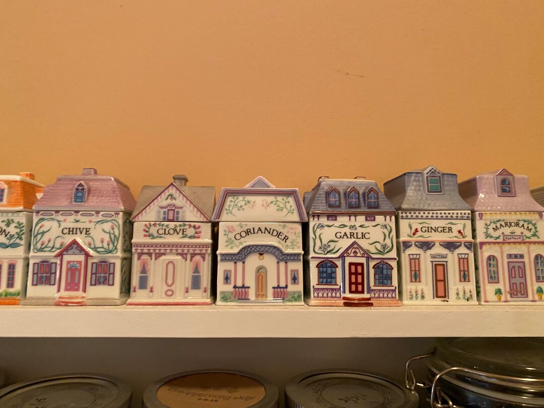 Lenox Spice Village Set of 21 Spice Jars Excellent Condition Etsy
