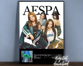 New Jeans Minimalistic Digital Poster (KPOP), Aesthetic New Jeans poster,  Instant Downloadable, Kpop wall print