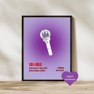  (G) I-DLE Official Light Stick : Sports & Outdoors