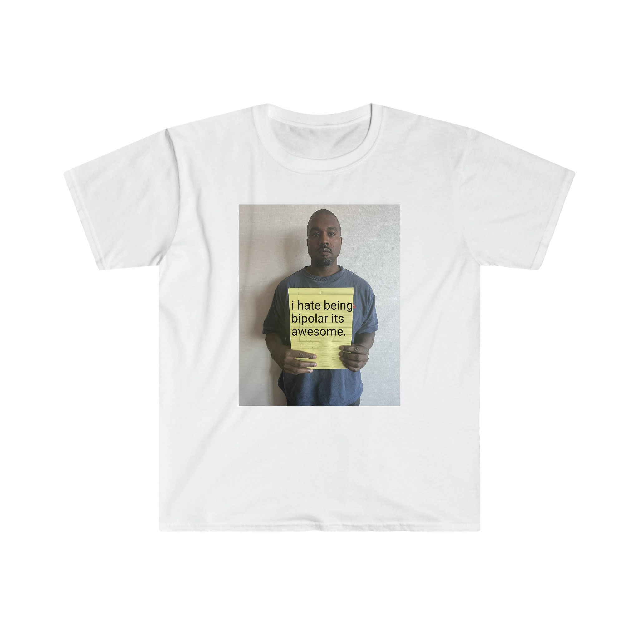 Unisex Kanye Notepad Meme i Hate Being Bipolar Its Etsy