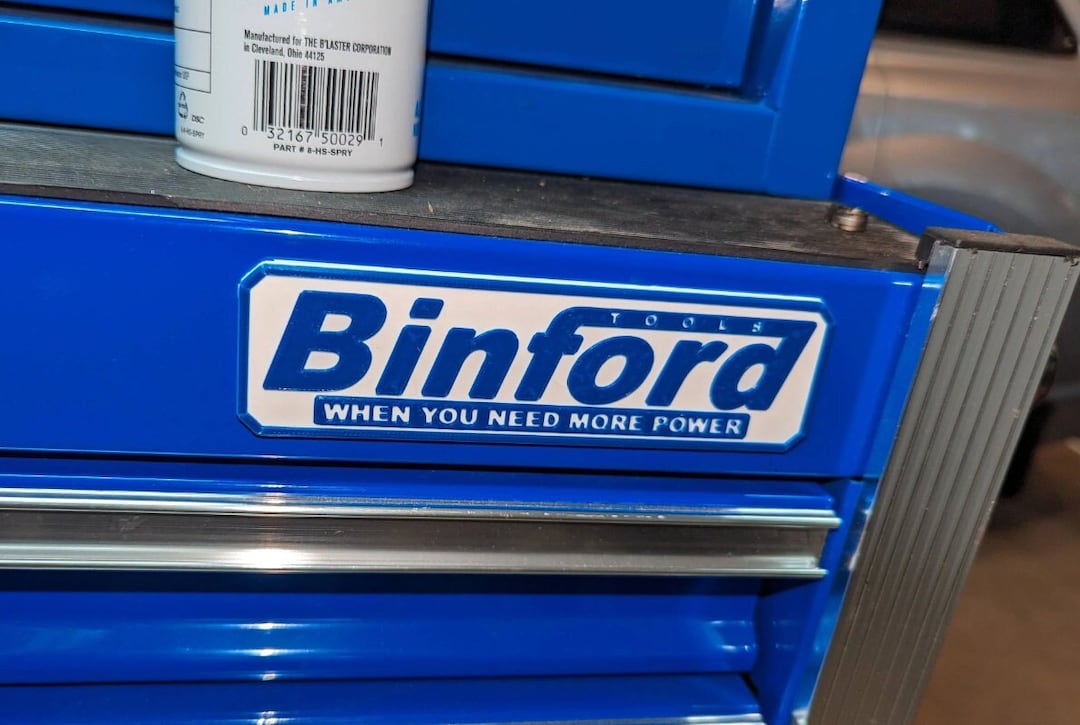 Set of 2x Binford Tools 3D Logo Toolbox Decal Home Improvement Etsy
