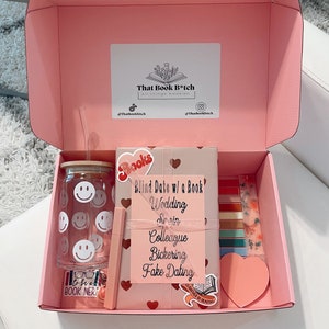 Large Blind Date with a Book Box - Book Box, Surprise Book, Book Gifts, Gifts for Her, Book Lovers Gift, Mystery Book Box