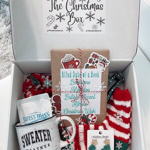 Christmas Blind Date with a Book Box - Book Box, Surprise Book, Book Gift, Gifts for Her, Book Lovers Gift, Mystery Book Box,Christmas gifts