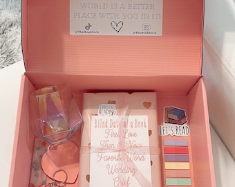 Blind Date with a Book Box - Book Box, Surprise Book, Gifts for Her, Book Lovers Gift, Mystery Book Box, Birthday gift box, Gift box, Gifts