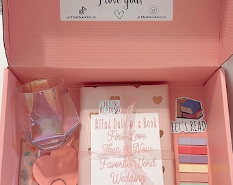 Blind Date with a Book Box - Book Box, Surprise Book, Gifts for Her, Book Lovers Gift, Mystery Book Box, Birthday gift box, Gift box, Gifts