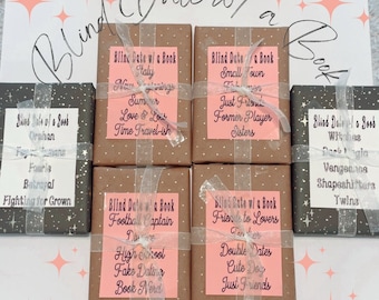 Blind Date with a Book - Cadeaux de livres, Cadeaux pour elle, Cadeaux d’amoureux des livres, Livre mystère, Boîte de livres surprise, Cadeaux bookish