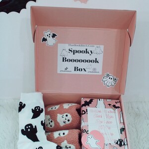 Pink Spooky Book Box With Slipper - Blind Date With a Book Box, Fall ...