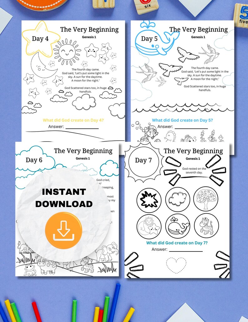 Printable Bible Study Templates for Kids - Fun & Engaging Bible Lessons ...