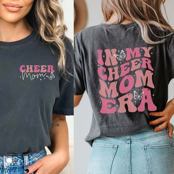 Comfort Colors® Cheer Mom Era Shirt Cheer Mom Shirts Cheermom Shirt Cheer Mom Gift Cheer Mom Tee Cheerleader Mom Tshirt Cheer Mama Shirt