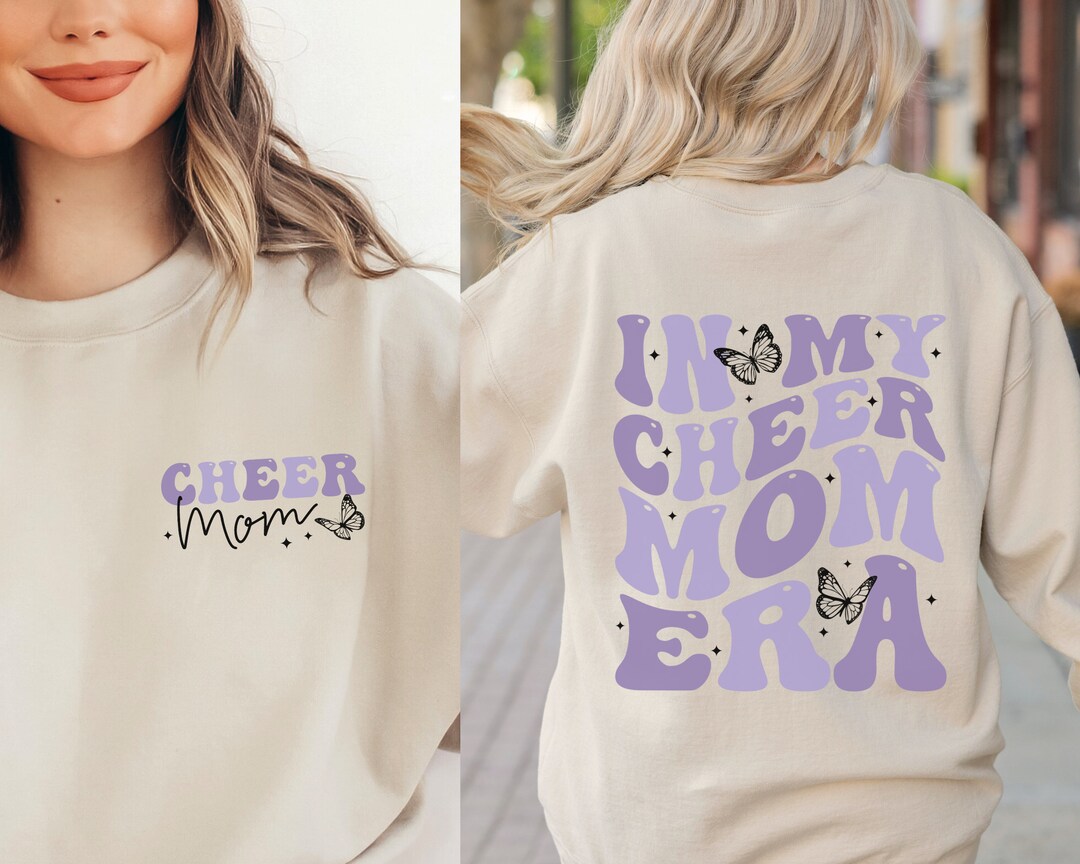 ESIKAH Cheer Mama Sweatshirt – Funny Cheerleader Mom Pullover, Women’s Crewneck Sweater Gift - View #5