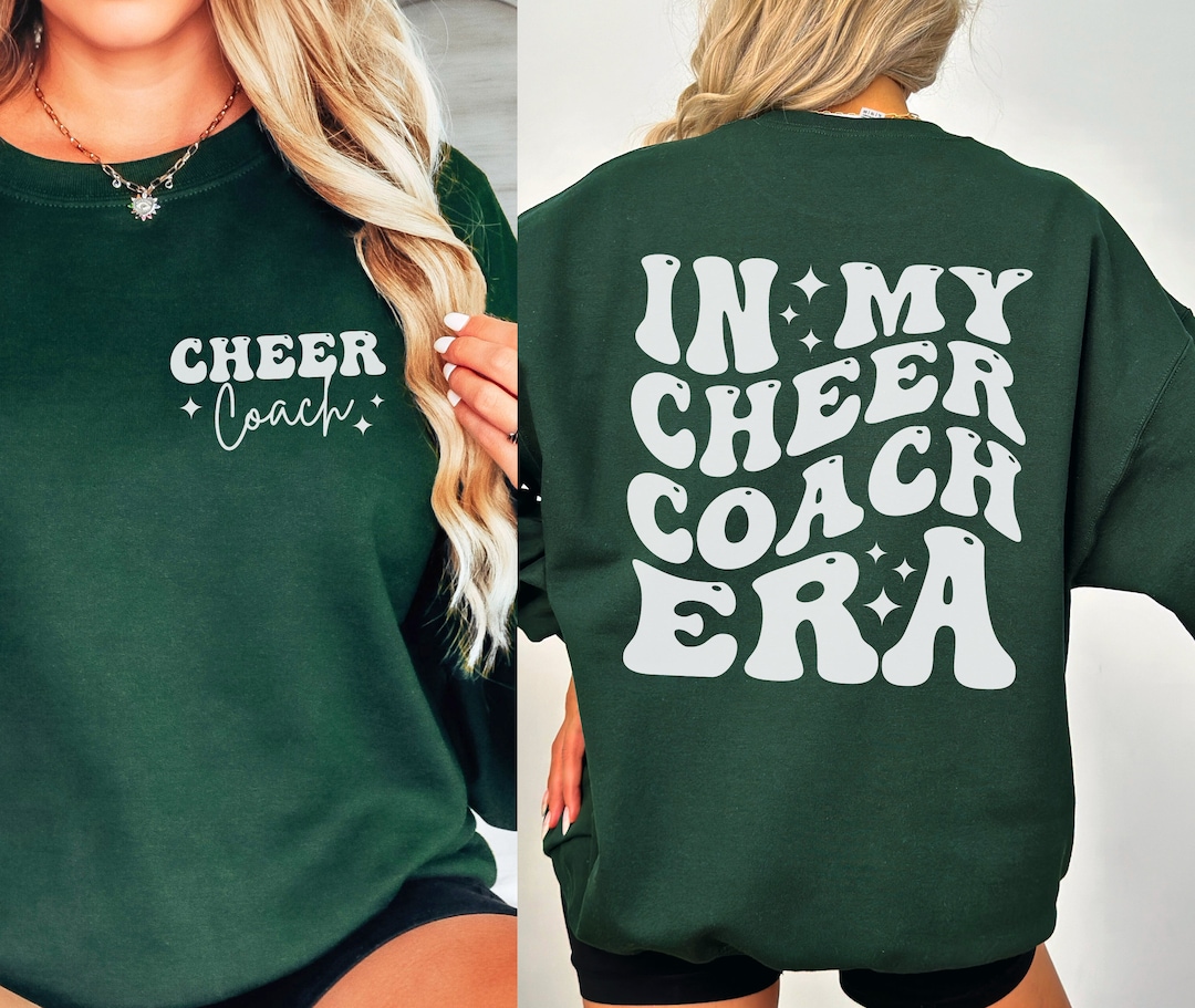 In My Cheer Coach Era Sweatshirt Cheer Coach Sweatshirt Cheer Coach