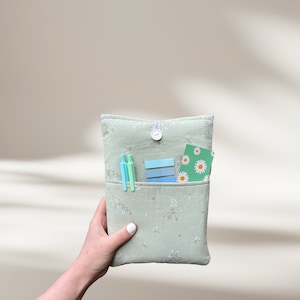 Green Book and Kindle Sleeve