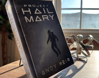 Project Hail Mary Book Rebind | Handmade Custom Hardcover | Special Edition Sci-Fi Collector Book
