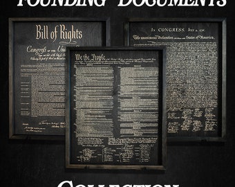 Founding Documents - Laser Engraved
