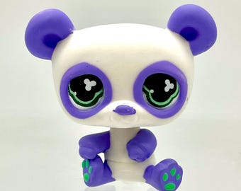 2007 Littlest Pet Shop Fioletowo-biała panda