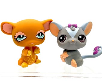 2006-2007 Littlest Pet Shop Brązowa lub szara mysz