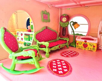 Vintage Strawberry Shortcake Dollhouse Furniture - Berry Happy