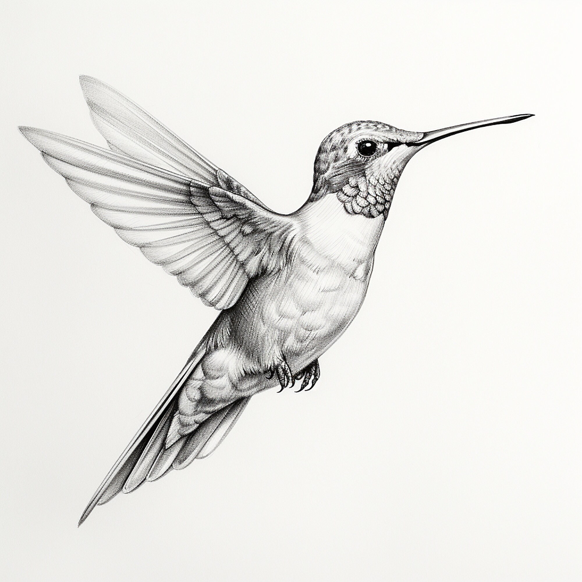 Hummingbird Drawing