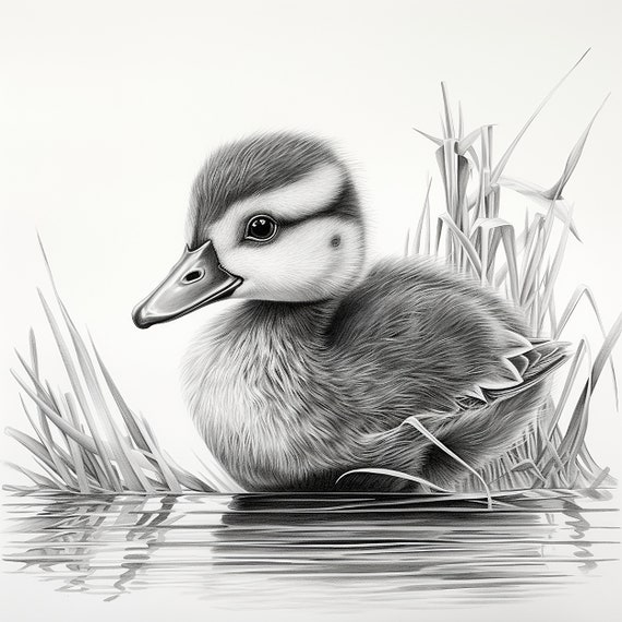 Realistic Baby Animals Drawings