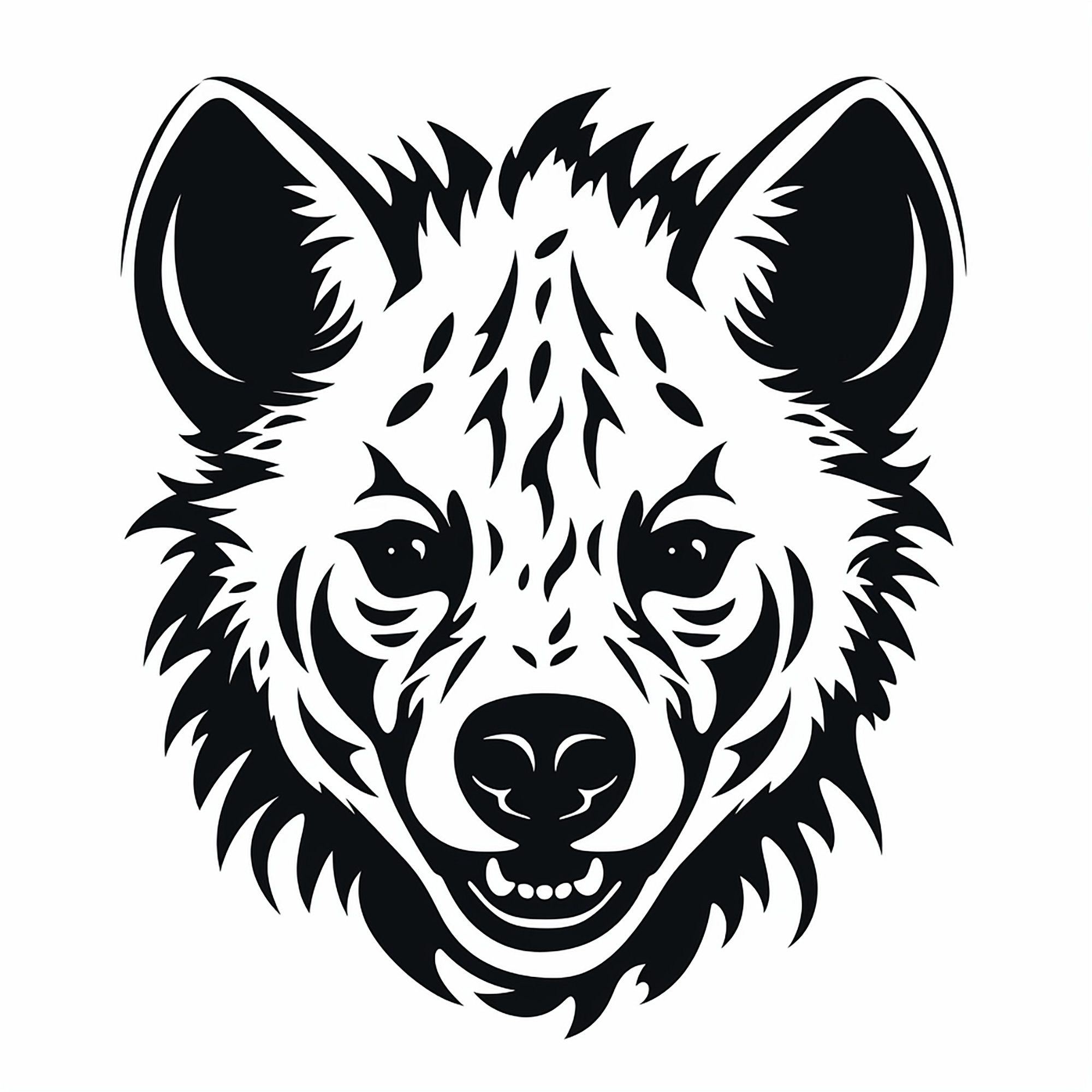 Hyena Black Line Clip Art Illustration, Abstract Wildlife Animal Design, Printable Stencil, Logo, Sticker, Decal - Etsy hyena-black-line-clip-art-illustration-abstract-wildlife-animal-design-printable-stencil-logo-sticker-decal-etsy