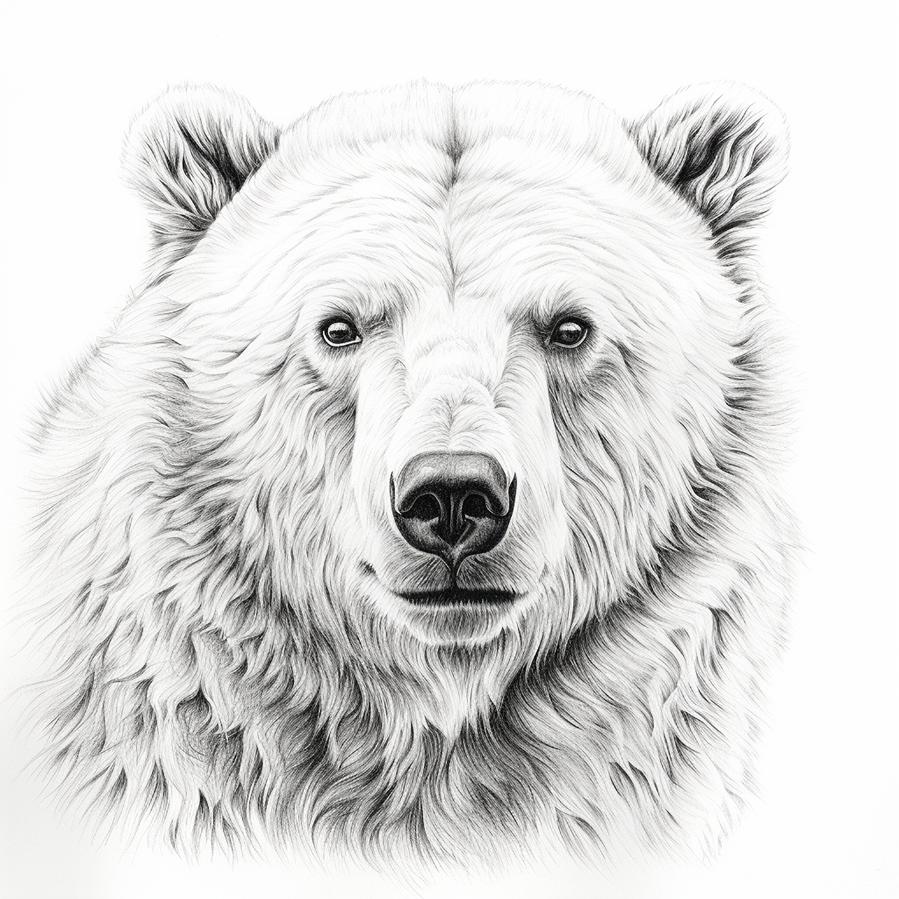Minimal illustration polar bear drawing | Premium PNG - rawpixel