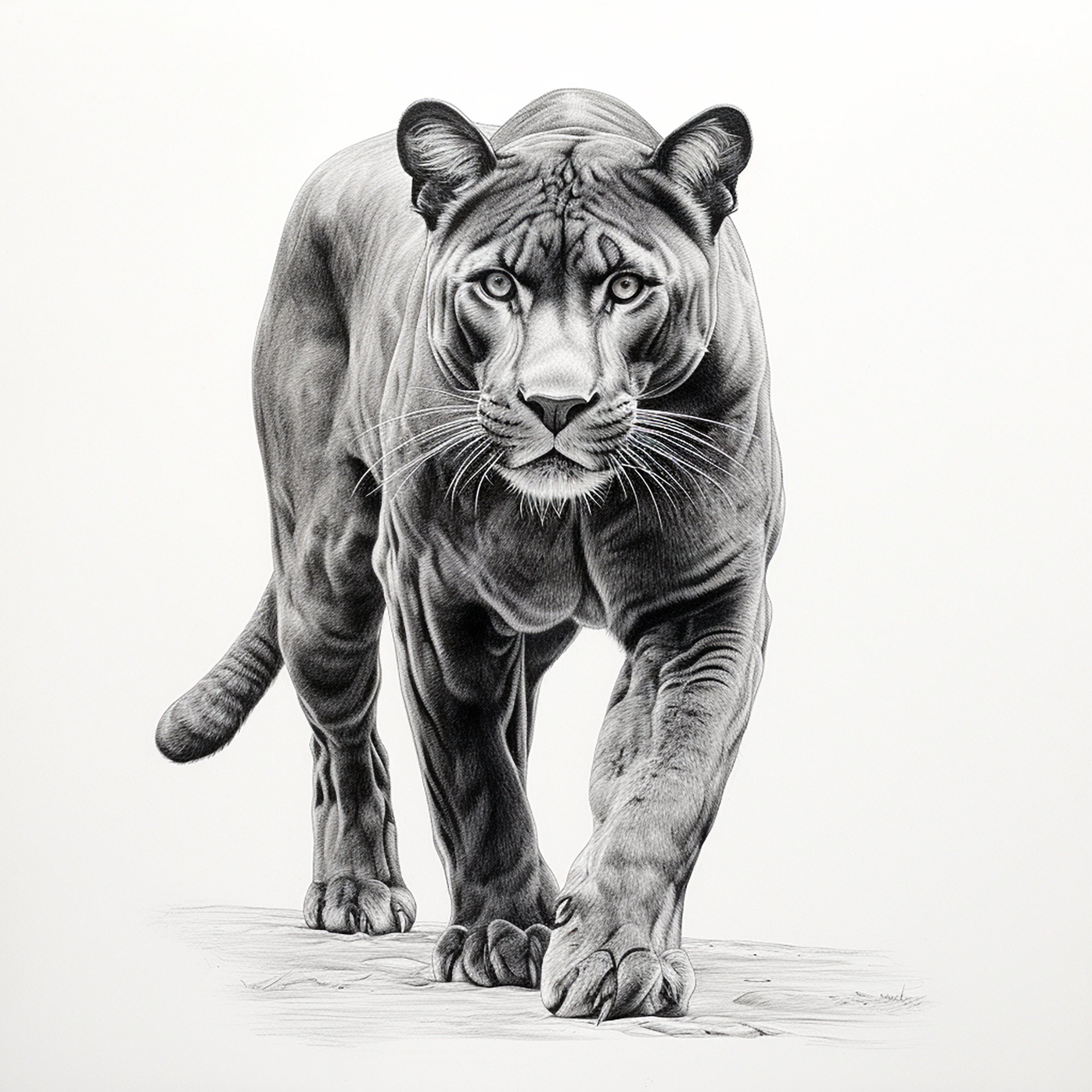 Panther Fine Line Wildlife Portrait, Printable Jaguar Illustration for Sticker, Stencil, Logo, Tattoo, Woodburning, Cricut, Diy - Etsy panther-fine-line-wildlife-portrait-printable-jaguar-illustration-for-sticker-stencil-logo-tattoo-woodburning-cricut-diy-etsy