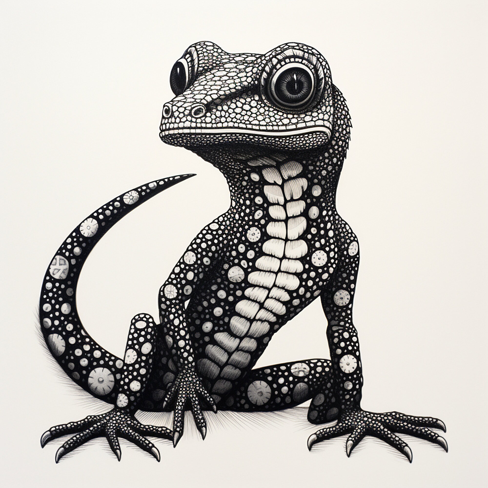 gecko-clip-art-printable-abstract-lizard-decal-for-sticker-stencil-logo-tattoo-woodburning-cricut-diy-crafts-etsy