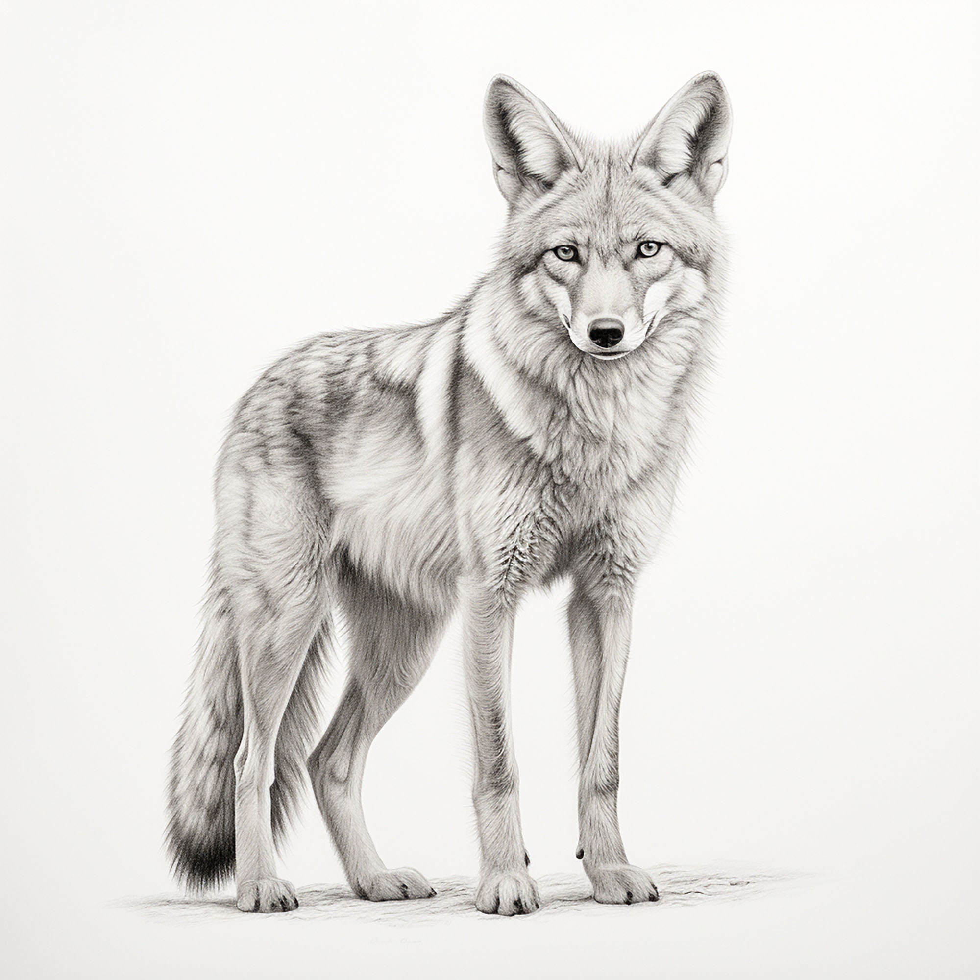 coyote-illustration-printable-commercial-wildlife-animal-clip-art-for-sticker-stencil-logo-tattoo-decal-woodburning-cricut-vector-etsy