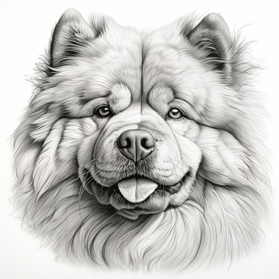 Chow Chow Phone Case Wallet - Black Chow Chow Phone Case Wallet - Black
