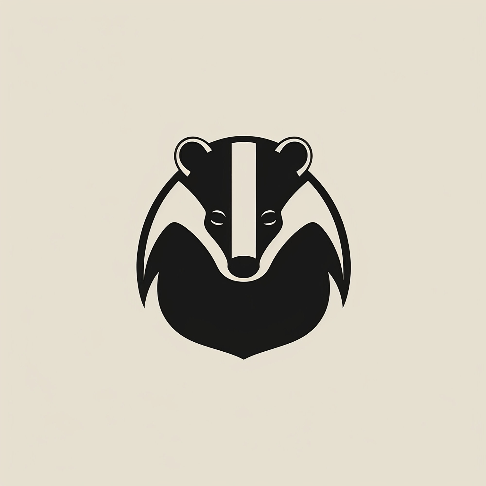 badger-minimalist-solid-line-digital-clip-art-printable-wildlife-illustration-for-sticker-stencil-logo-decal-wall-decor-tattoo-etsy