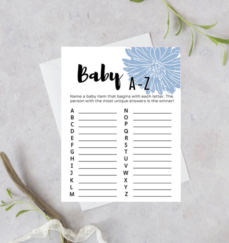 Baby Boy Shower Game Bundle, Digital Download, Printable Activities - Etsy