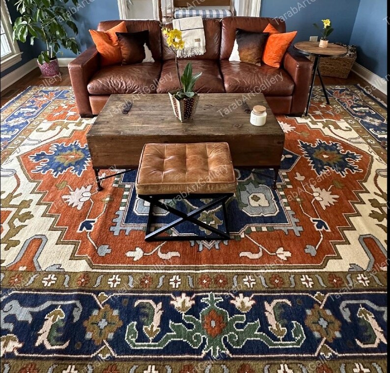 Hand Knotted Serapi Rug