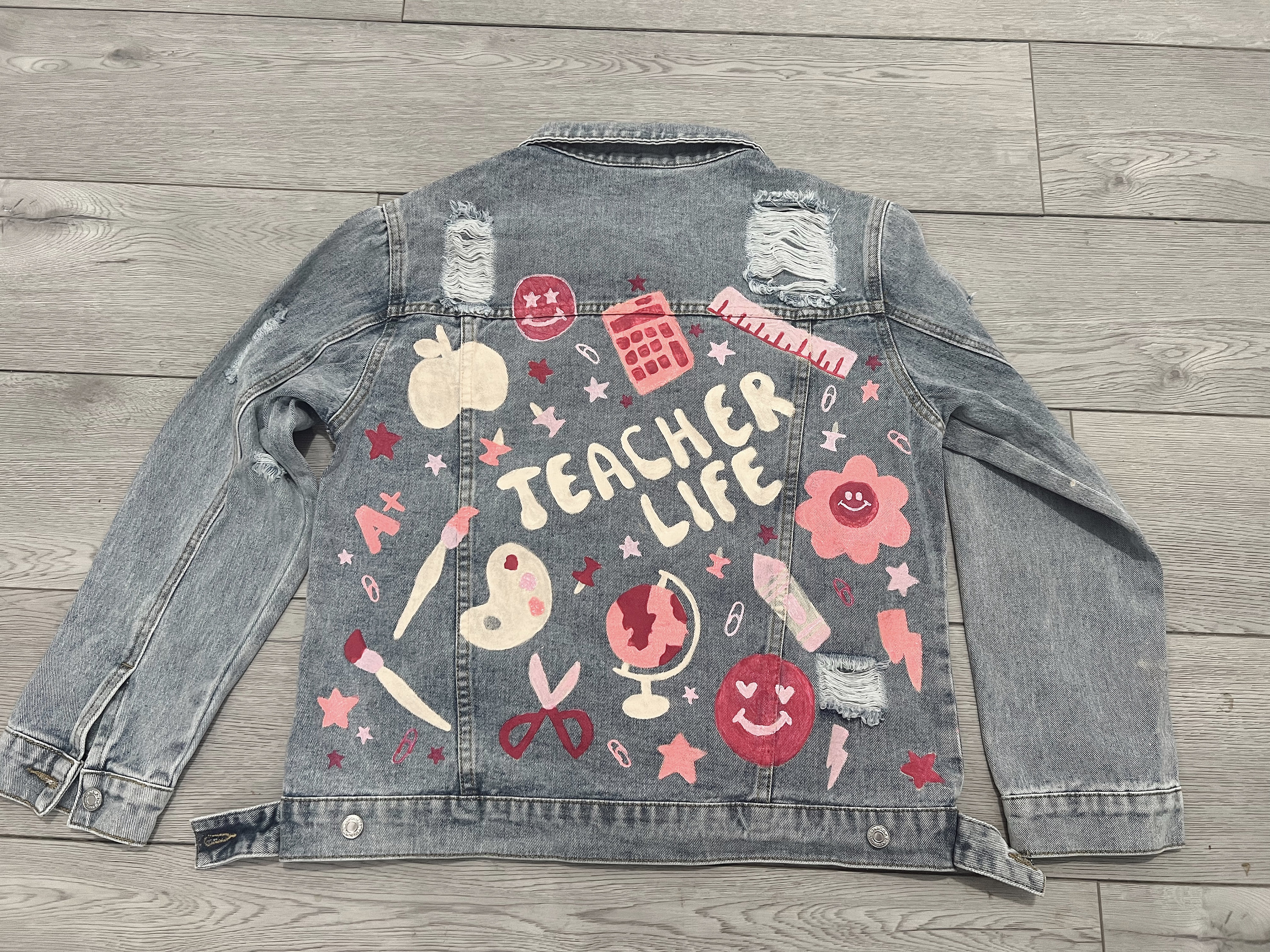 Teacher Life Jean Jacket